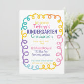 ドードル幼稚園卒業パーティー招待状 招待状 (スタンド正面)