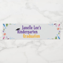 ドードル幼稚園卒業式パーティー ペットボトルラベル