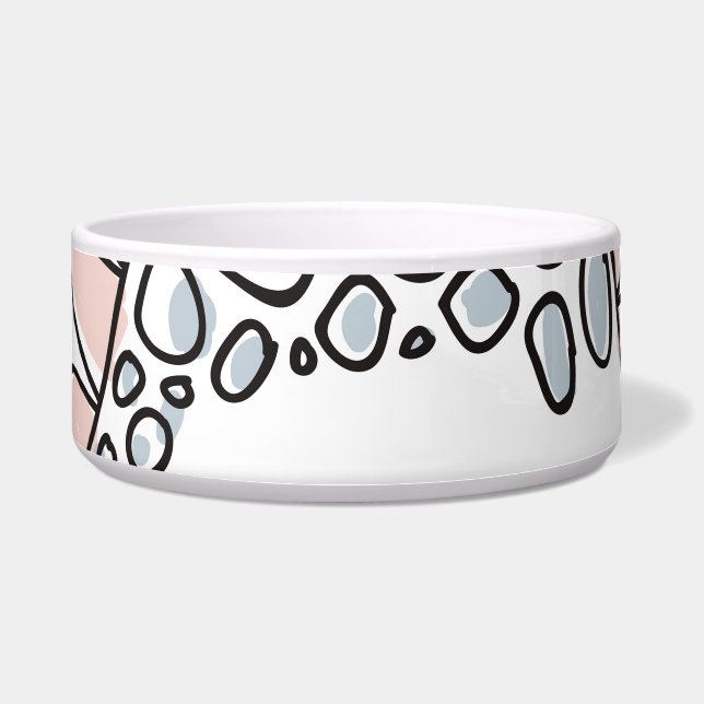 ドードル恐竜：手描きおもしろい。 ボウル (正面)