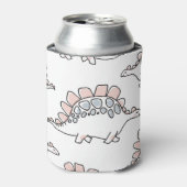 ドードル恐竜：手描きおもしろい。 缶クーラー (缶正面)