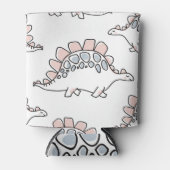 ドードル恐竜：手描きおもしろい。 缶クーラー (正面)