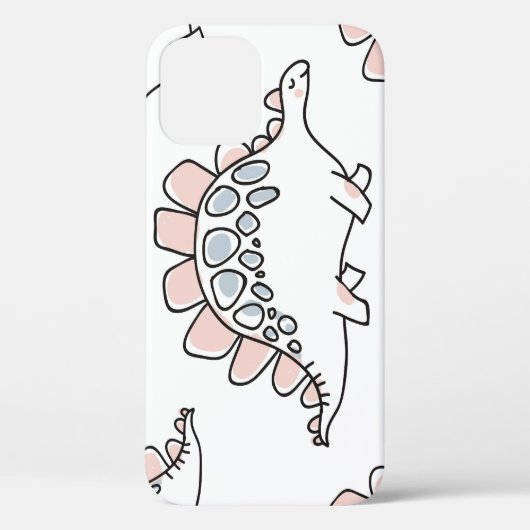 ドードル恐竜:手描きおもしろい。 Case-Mate iPhoneケース (裏面)