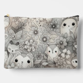 ドードル抽象芸術動物収集 アクセサリーポーチ (正面)