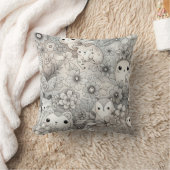 ドードル抽象芸術動物収集 クッション (ブランケット)