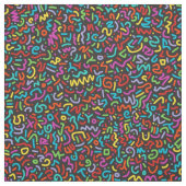 ドードル数々の（黒） ファブリック (見本)