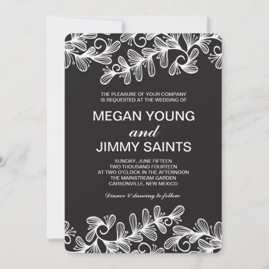 ドードル旋回葉 招待状 (正面)