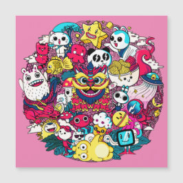 ドードル日本のアート磁気カード