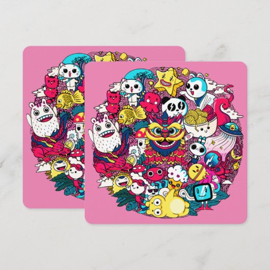 ドードル日本のアート (正面/裏面)