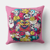 ドードル日本のアート クッション (裏面)