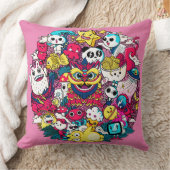 ドードル日本のアート クッション (ブランケット)