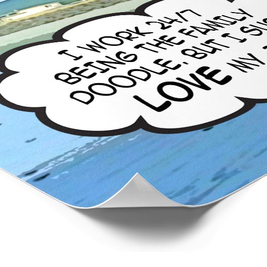 ドードル日漫画は私の仕事を愛している! ポスター (角)