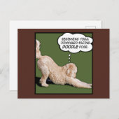 ドードル日漫画ヨガポストカード ポストカード (正面/裏面)