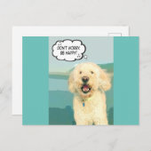 ドードル日漫画心配しないハッピーハガキ ポストカード (正面/裏面)