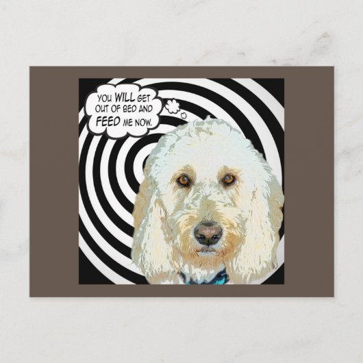 ドードル日食べ物を与え漫画Meポストカード ポストカード (正面)