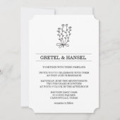 ドードル植物 招待状 (正面)