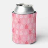ドードル水滴:ヴィンテージパターン 缶クーラー (缶正面)