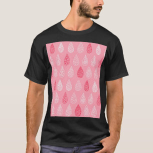 ドードル水滴:ヴィンテージパターン Tシャツ