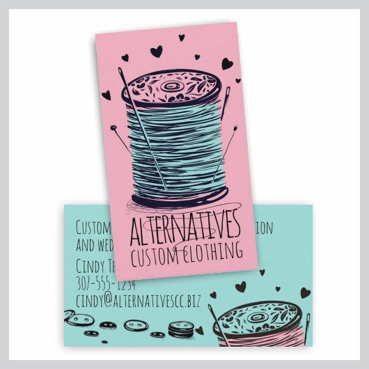 ドードル糸シームストレス裁縫キルター 名刺