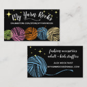 ドードル糸編み機編み物クロシェットホームスプン 名刺 (正面/裏面)