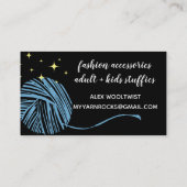 ドードル糸編み機編み物クロシェットホームスプン 名刺 (裏面)