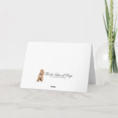 ドードル素朴クリスマス シーズンカード (裏面)