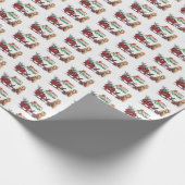 ドードル素朴クリスマス ラッピングペーパー (角)