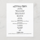 ドードル結婚イラストズイン白黒 (裏面)