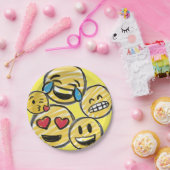 ドードル絵文字トゥイーン10代の誕生日 ペーパープレート (パーティー)