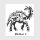 ドードル美術恐竜 シール (シート)