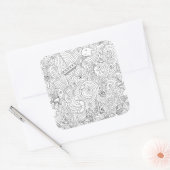 ドードル航海のー スクエアシール (封筒)