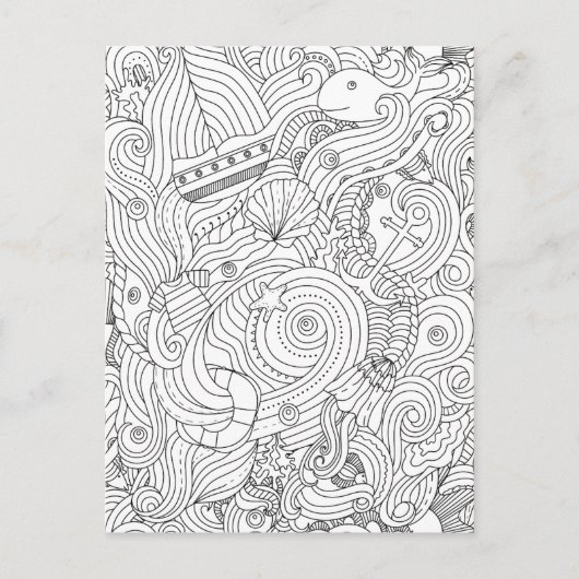 ドードル航海のー ポストカード (正面)