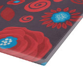 ドードル花柄 カッティングボード (角)