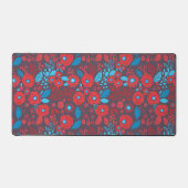 ドードル花柄 デスクマット (正面)