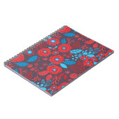 ドードル花柄 ノートブック (左側)