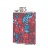 ドードル花柄 フラスク (左)