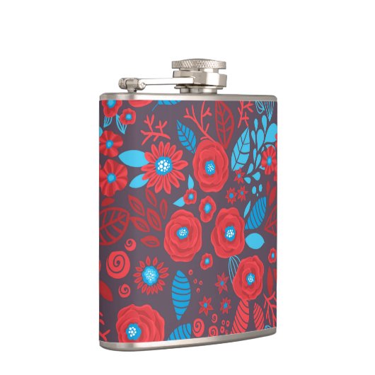 ドードル花柄 フラスク (右)