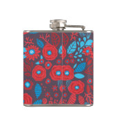 ドードル花柄 フラスク (裏面)