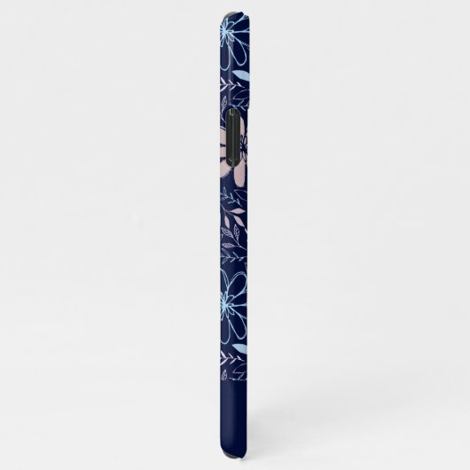 ドードル花柄 iPhoneケース (右側)