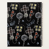 ドードル遊のようなホームスクールの外の子供 プランナー手帳 (裏面)