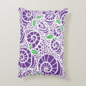 ドードル離れ抽象芸術カタツムリ アクセントクッション (裏面(縦))