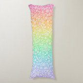 ドードル！おもしろい虹 ボディピロー (正面縦)