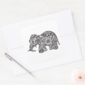 ドードル・エレファント スクエアシール (封筒)