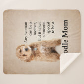 ドードル・ドッグ・ママ シェルパブランケット (正面(横))