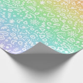 ドードル！レインボーラッピング紙 ラッピングペーパー (角)