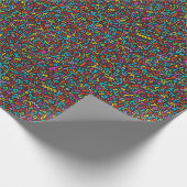 ドードル(数々の黒)ラッピング紙転が ラッピングペーパー (角)