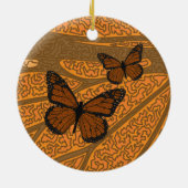 ドードル（昆虫）オオカバマダラ、モナークオーナメント セラミックオーナメント (裏面)
