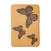 ドードル（昆虫）オオカバマダラ、モナークバスマット バスマット (正面縦)