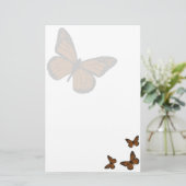 ドードル（昆虫）オオカバマダラ、モナーク文房具 便箋 (スタンド正面)