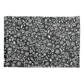 ドードル!白黒ピラロケース 枕カバー (裏面)