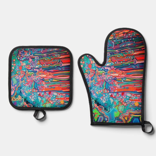 ドードル 鍋つかみ&鍋敷きセット (正面)